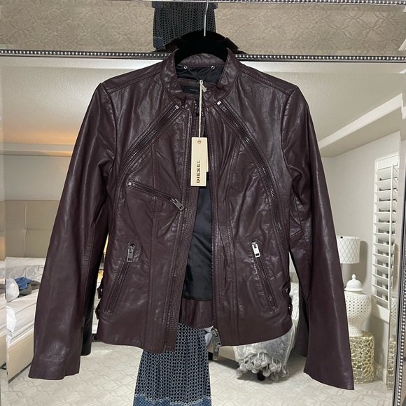 ❤️ DIESEL LEATHER JACKET ❤️ - Picture 3 of 3